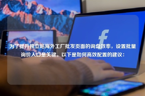 为了提升独立站海外工厂批发页面的询盘效率，设置批量询价入口是关键。以下是如何高效配置的建议：