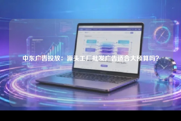 中东广告投放：源头工厂批发广告适合大预算吗？